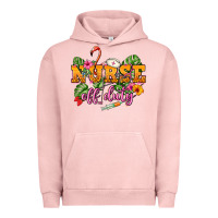 Pigment Salmon Nurse off duty Urban Hoodie - NancyCooperArtShop