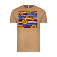 Vintage Camel 4th of July USA flag sunflower 20oz tumbler Vintage Tee - Neo Western