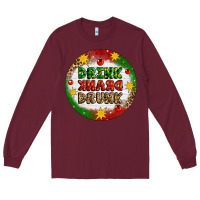 Burgundy Drink Drank Drunk Long Sleeve Tee - Artiststas