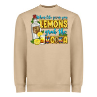Mushroom when life gives you lemons grab the vodka Heavyweight Sweatshirt - Zillion Design Studio