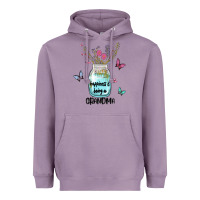 Lavender grandma preview costom name Heavyweight Hoodie - MaliasSmallBusiness