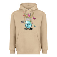 Mushroom grandma preview costom name Heavyweight Hoodie - MaliasSmallBusiness