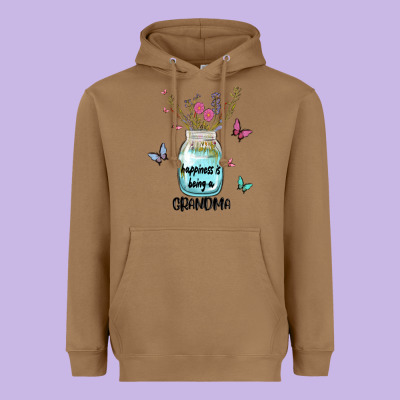 Grandma Preview Costom Name Heavyweight Hoodie Designed By Maliassmallbusiness