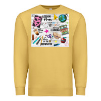 Antique Gold teacher always learning Premium Sweatshirt - NancyCooperArtShop