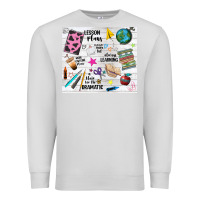 Dove Grey teacher always learning Premium Sweatshirt - NancyCooperArtShop