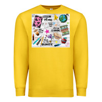 Lemon teacher always learning Premium Sweatshirt - NancyCooperArtShop