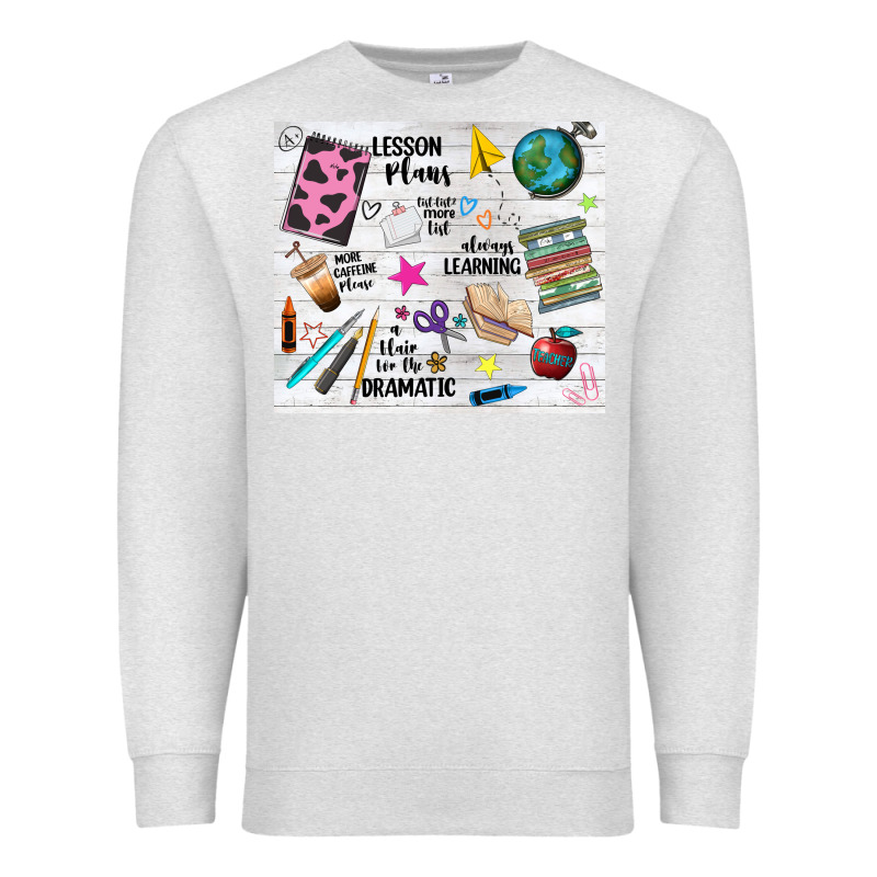 Teacher Always Learning Premium Sweatshirt by NancyCooperArtShop | Teevron