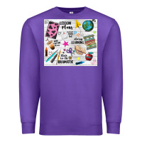 Purple teacher always learning Premium Sweatshirt - NancyCooperArtShop
