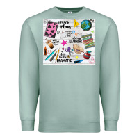 Seafoam teacher always learning Premium Sweatshirt - NancyCooperArtShop