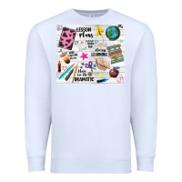 White teacher always learning Premium Sweatshirt - NancyCooperArtShop