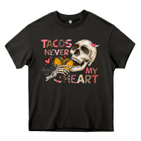 Asphalt Tacos Never Broke My Heart Heavy Core Tee - CowhideDigitalArt