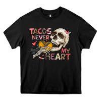 Black Tacos Never Broke My Heart Heavy Core Tee - CowhideDigitalArt