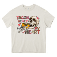 Cream Tacos Never Broke My Heart Heavy Core Tee - CowhideDigitalArt