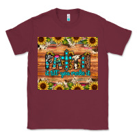 Burgundy faith it till you make it Classic Tee - JahusDesignShop
