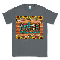 Charcoal Heather faith it till you make it Classic Tee - JahusDesignShop