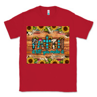 Red faith it till you make it Classic Tee - JahusDesignShop