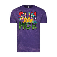 Cloud Purple summer time Vintage Tee - SublimationCraftShop