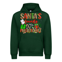Forest Green Santa's Favorite Phlebotomist Urban Hoodie - texasbilliewilder