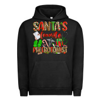 Pigment Black Santa's Favorite Phlebotomist Urban Hoodie - texasbilliewilder