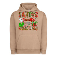 Pigment Burro Santa's Favorite Phlebotomist Urban Hoodie - texasbilliewilder