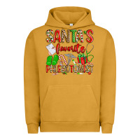 Pigment Peanut Butter Santa's Favorite Phlebotomist Urban Hoodie - texasbilliewilder