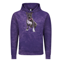 Cloud Purple pitbull Vintage Hoodie - RanaPortraitStore
