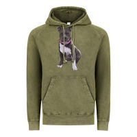 Vintage Olive pitbull Vintage Hoodie - RanaPortraitStore