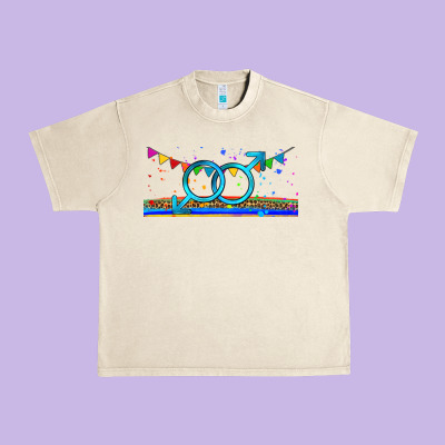 Lgbtq Gay  Libbey Glass Urban Heavy Tee Designed By Hra Design Shop