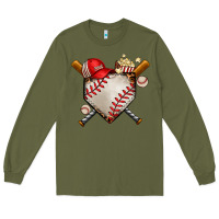 Army Green baseball Long Sleeve Tee - AdoDesignShop