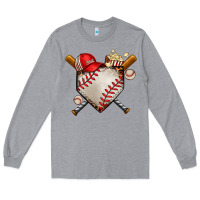 Heather Grey baseball Long Sleeve Tee - AdoDesignShop