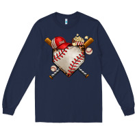 Navy baseball Long Sleeve Tee - AdoDesignShop