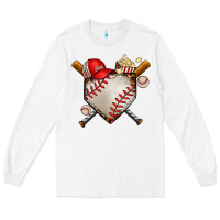 White baseball Long Sleeve Tee - AdoDesignShop
