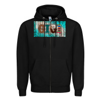 Black western turquoise gigi license plate Zipper Hoodie - BarkalooDesign