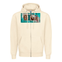 Sandshell western turquoise gigi license plate Zipper Hoodie - BarkalooDesign