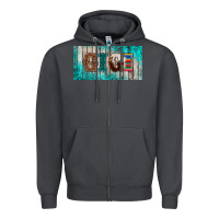 Smoke western turquoise gigi license plate Zipper Hoodie - BarkalooDesign