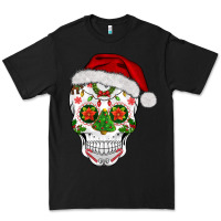 Black sugar skull  christmas Premium Tee - BarkalooDesign