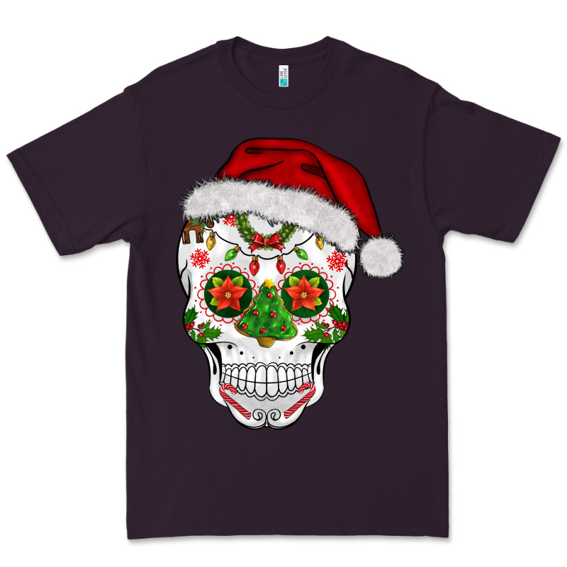 Sugar Skull  Christmas Premium Tee by BarkalooDesign | Teevron