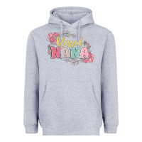 Heather Grey blessed nana Heavyweight Hoodie - MaliasSmallBusiness