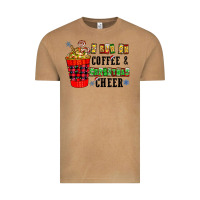 I Run On Coffee & Christmas Cheer Vintage Tee | Teevron