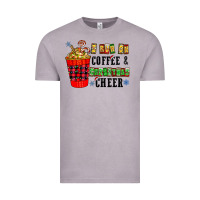 Vintage Zinc I Run On Coffee & Christmas Cheer Vintage Tee - CowhideDigitalArt