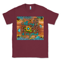 Burgundy all my hope is in jesus Classic Tee - JahusDesignShop