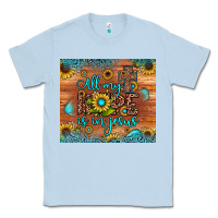 Dusty Blue all my hope is in jesus Classic Tee - JahusDesignShop