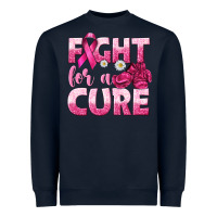Navy Fight For a Cure Heavyweight Sweatshirt - texasbilliewilder