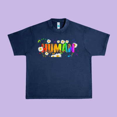 Lgbtq Human  Libbey Glass Urban Heavy Tee Designed By Hra Design Shop