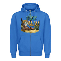 True Royal country mama Zipper Hoodie - NancyCooperArtShop