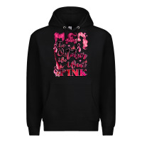 Black in october we wear pink Premium Hoodie - LillyAllenDesigns