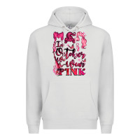 Dove Grey in october we wear pink Premium Hoodie - LillyAllenDesigns
