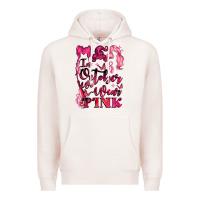 Pale Pink in october we wear pink Premium Hoodie - LillyAllenDesigns