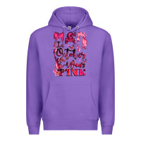 Purple in october we wear pink Premium Hoodie - LillyAllenDesigns