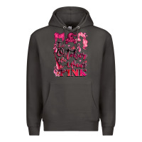 Smoke in october we wear pink Premium Hoodie - LillyAllenDesigns